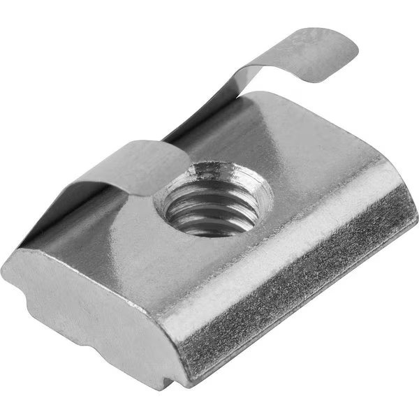 Slot Key Twist-In D=M04 B=14 Steel, With Spring Strip, Kipp, Mfr#: K1027.1004